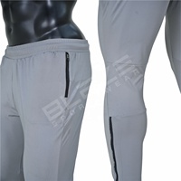 Pantalon de sport décontracté pour hommes avec logo personnalisé Jogging de sport à rayures droites incurvées Pantalon pour hommes à rayures droites incurvées