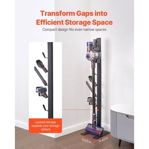 Supporto Stabile per Aspirapolvere Compatibile con Dyson V6 V7 V8 V10 V11 V15, con 6 Ganci, Compatibile con i Modelli DC30 DC31 DC34 DC35 - Product Image 5