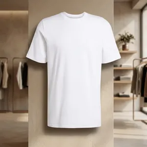 T-shirt Homme Tendance Coupe Slim Léger Respirant Tissu d'Été Col Rond Manches Courtes Vêtement de Sport pour la Gym Entraînement Fitness - Product Image 3