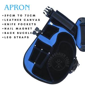 Kit de herramientas de herrador con alicates de cabeza redonda, delantal de herrador, extractor de herraduras, pinzas para fuego, crimpadora y martillo grande - Product Image 2