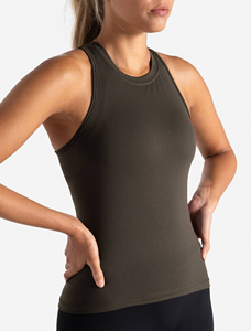 Camiseta Deportiva Premium de Cuello Alto para Mujer – Camisola Elástica en 4 Direcciones, Ajuste Ceñido, Acanalada/Lisa, Chaleco Deportivo para Gimnasio - Product Image 2