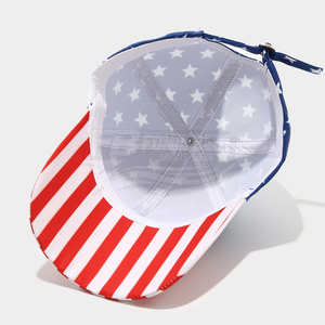 Casquette de baseball en toile avec logo personnalisé, 100% polyester, sportive, 6 panneaux, respirante, séchage rapide, impression par sublimation, impression en relief, unisexe - Product Image 4