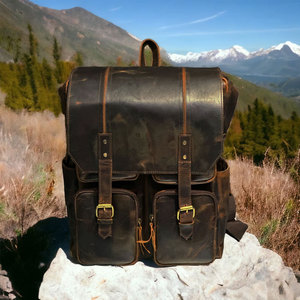 Mochilas de Cuero de Diseño Nuevo al Precio Más Bajo, Impermeables, 100% Cuero Genuino, Mochilas Recién Llegadas - Product Image 1