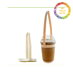 Portavasos de Bambú Sostenible para Tazas de Té con Leche y Jugos, y Embalaje Ecológico - Product Image 1