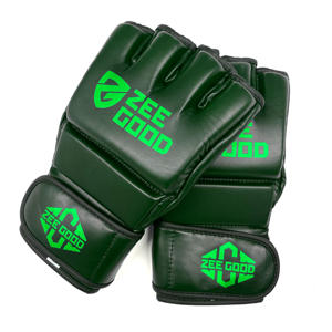 Gants de MMA pour hommes en cuir respirant de haute qualité, demi-doigts, matière souple, pour activités de plein air, prix de gros - Product Image 4