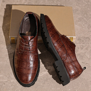 Nueva Llegada, Zapatos de Cuero de Negocios para Hombre, Calzado Otoño Invierno, Nuevo Estilo, Zapatos de Cuero Casuales, Zapatos Negros de Alta Calidad para Hombre - Product Image 3