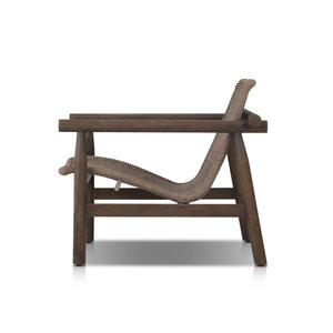 Modern Handmade Woven <b>Lounge</b> <b>Chair</b> with Solid Wood Frame, Custom Furniture Manufacturing for Resort and Luxury Interior Projects - Product Image 5