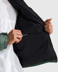 Chaqueta acolchada personalizada para hombre, con cuello alto, impermeable y cortavientos, cálida, para invierno, para actividades al aire libre, tipo burbuja. - Product Image 4