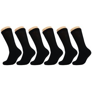 6 paires de chaussettes en coton non compressives, chaussettes de sport pour diabétiques - Product Image 2