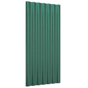 Juego de 36 Paneles de Techo de Acero Galvanizado Corrugado Verde de 31.5''x14.2'' - Product Image 3