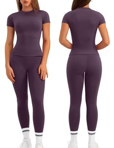 Ensemble de yoga et de sport pour femmes, deux pièces, soutien-gorge de sport et leggings, vêtements de fitness, vêtements d'entraînement - Product Image 4