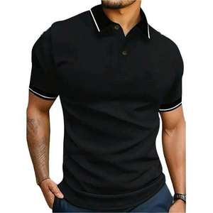 Conception personnalisée, toile solide pour chemises homme, quantité en gros, séchage rapide, nouvelles arrivées, polos - Product Image 1