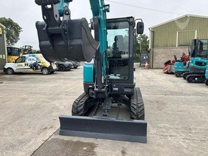 Mini-excavatrice sur chenilles de 34 tonnes, modèle 2020, bleue avec cabine, godet de 3,6 m pour travaux de construction - Product Image 2