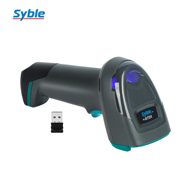 OEM/ODM Wireless Qr Code Reader Handheld 2.4G Barcode Scanner 2D Scanning Gun  AK-T300RB