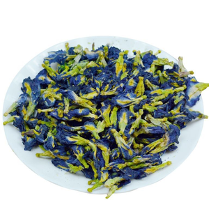 Artisanal Dried Butterfly Pea <b>Flower</b> Hand-<b>Picked</b> Deep Blue Floral Herbal Tea OEM ODM Free Sample Wholesale Price Factory Direct - Product Image 1