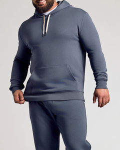 Sudadera con capucha gris oscuro transpirable y a la moda de la mejor calidad para hombre, tela suave y cálida exclusiva de Ako - Product Image 3