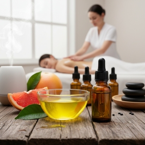 Aceite Esencial de Pomelo Rosa Puro Aromaaz International, 100% Natural, Aceite de Masaje para Aromaterapia, Revitalizador para Todo Tipo de Piel - Product Image 5