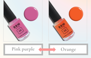 [SILKY SEOUL] Vernis à ongles UV à changement de couleur, effet humeur, gel vernis durable, brillant, pour manucure DIY, de la pêche à l'orange - Product Image 2