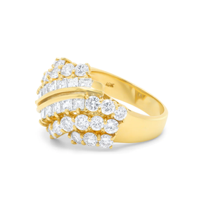 3.10 CT Moissanite <b>Emerald</b> Cut 925 <b>Silver</b> Rhodium Plated Luxury Elegant Engagement <b>Ring</b> - Product Image 2