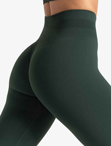 Pantalones de yoga vintage para mujer al por mayor, modelo de cintura alta con control de abdomen y diseño que realza los muslos - Product Image 4