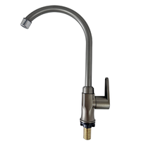 KSOM-50T6XM KSOM-50T6XMX KSOM-50T6PP KSOM-50T6Xi Keran Dapur Modern Chrome dengan Pegangan Tunggal yang Dipasang di Dek, Dapat Diputar 360 Derajat