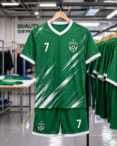 Uniforme de Fútbol de Alto Rendimiento para Hombres y Jóvenes, Conjunto de Camiseta de Fútbol Personalizada con Material Ligero y Transpirable para Entrenamientos y Partidos - Product Image 6