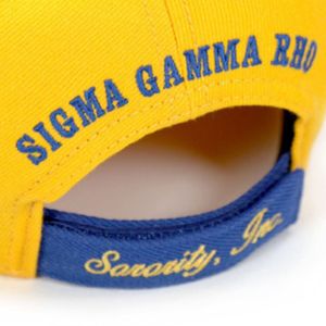 หมวกแก๊ป Sigma Gamma Rho แบบยูนิเซ็กซ์ ปรับขนาดได้ ผ้าฝ้าย สไตล์ลำลอง แฟชั่นสำหรับชมรมนักศึกษา ปักโลโก้ สตรีทแวร์ ขายส่ง - Product Image 6