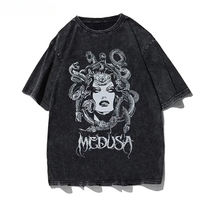 T-shirt en coton uni, impression de logo personnalisé, tissu doux et respirant, vêtements décontractés, fournisseur en gros - Product Image 6