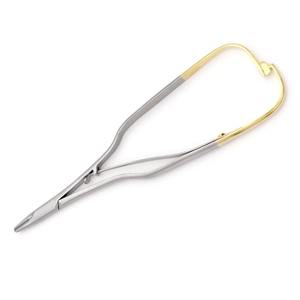 Porte-aiguille manuel TC 16 cm, poignée en carbure de tungstène, prise ergonomique, certifié CE, instruments chirurgicaux, best-seller, personnalisable - Product Image 5