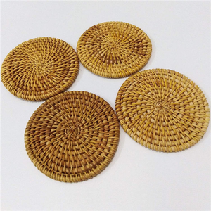 Sous-verres vintage, sets de table de mariage, sets de table tissés, sets de table abstraits à franges, sets de table faits main, nouveauté - Product Image 2