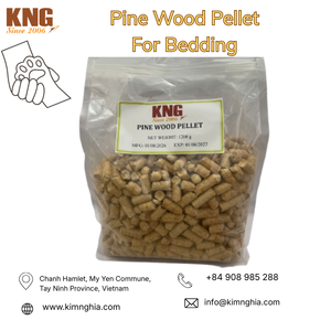 เม็ดไม้สน KNG สำหรับรองนอนสัตว์เลี้ยง ผลิตในเวียดนาม วัสดุอินทรีย์ - Product Image 1