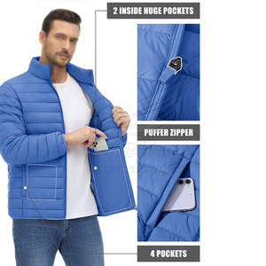 Chaqueta Acolchada de Alta Calidad para Hombre, Estilo Urbano, Logotipo Frontal, Servicio OEM Personalizado, Cálida para Invierno, Último Modelo en Venta Online - Product Image 5