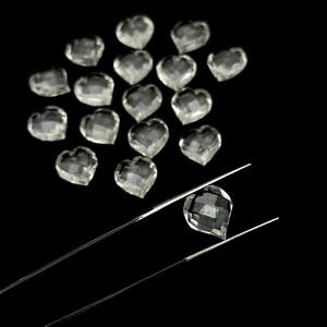 Cœur en quartz cristal de 10 mm, pierre précieuse sculptée en vrac, vente en gros pour la fabrication de bijoux, fournisseur de pierres précieuses en vrac - Product Image 6