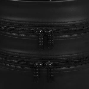 Estuche Fez - Imitación de Cuero Negro con Asa Plateada Sólida y 2 Compartimentos - Product Image 6