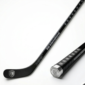 ไม้ฮอกกี้น้ำแข็ง R.W INTERNATIONAL คาร์บอนไฟเบอร์ 85/75 ระดับมืออาชีพ น้ำหนักเบา ปรับความยาวได้ รุ่น P28 1 ชิ้น พร้อมส่ง ลายพิมพ์โลโก้ทั้งตัว - Product Image 1