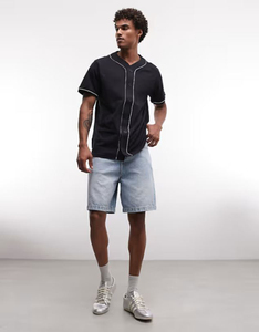 Wholesale Polyester/Cotton Mesh Breathable Custom Blank Button <b>Down</b> Plus Size Baseball Jersey Shirts Unisex for clubs & school - Product Image 5