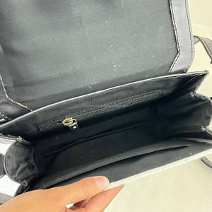 Bolso de Mano de Cuero Vacuno con Diseño a Cuadros Rosa, Hecho a Mano, de Moda, de Alta Calidad, para Mujer - Product Image 6