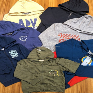 เสื้อผ้าเด็กแฟชั่นหลากหลายสไตล์ ผลิตจากผ้าฝ้ายบังคลาเทศ ลายพิมพ์ต่างๆ เสื้อฮู้ดดี้มีซิปสำหรับฤดูหนาว - Product Image 1