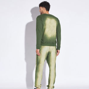 Ensemble de survêtement respirant et léger en coton 100% avec motif uni, effet délavé, sur mesure, idéal pour l'hiver, à prix abordable - Product Image 3