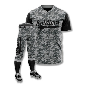 Uniformes de baseball à sublimation très vendus et personnalisés Vêtements bon marché pour hommes Ensemble pantalon et maillot de softball 2 pièces - Product Image 5