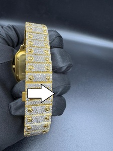 Reloj de Lujo Moderno para Mujer con Moissanita, Acero Inoxidable, Analógico, Vintage, Estilo Hip Hop, Deportivo, de Negocios, con Fecha Automática, Movimiento Mecánico, 41 mm - Product Image 2