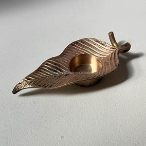 Round inimal Metal <b>Tealight</b> <b>Holder</b> - Smooth Brass <b>Tealight</b> and Candle Stand Indian Manufacturer Direct - Product Image 6