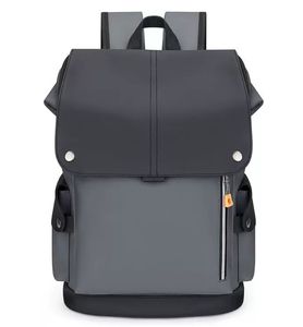 Premium Water Repellent Laptop <b>Backpack</b> Minimalist College School Bag <b>with</b> Snap Closure Flap and Multi Storage <b>Compartment</b> - Product Image 3