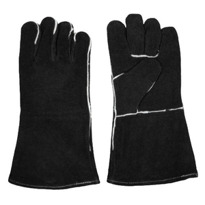 Guantes de Seguridad de Cuero Vacuno Reforzado, Resistentes al Calor, para Soldadura, Barbacoa, Uso Industrial, Equipo de Protección Personal para las Manos - Product Image 6