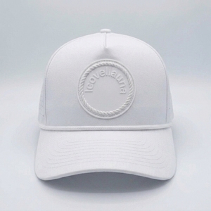 Gorra de golf personalizada de alto rendimiento con perforaciones láser, parche de goma 3D, etiqueta privada OEM, panel frontal deportivo para playa - Product Image 1