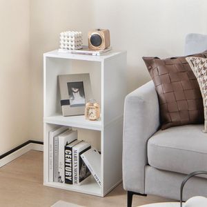 Juego de 2 Organizadores de Almacenamiento en Forma de Cubo, Librerías para Sala de Estar, Dormitorio, Estudio - Product Image 1