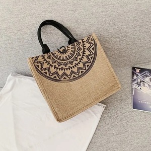 Bolsa de Yute Hecha a Mano con Dos Asas para Uso Diario al Aire Libre, Materiales de Alta Calidad, Cómoda y Confiable - Compre Directamente del Proveedor - Product Image 4
