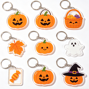 Llavero acrílico de Halloween para bolsos, cordones y teléfonos: un adorno decorativo lindo y espeluznante - Product Image 3