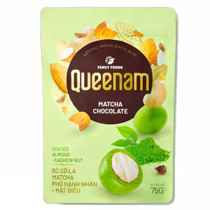 Proveedor Fabricante Envío Rápido Dragee Chocolate OEM/ODM HALAL Snacks de Chocolate con Matcha, Almendras y Anacardos Recubiertos de Chocolate, Dulces y Frutos Secos 75G - Product Image 1