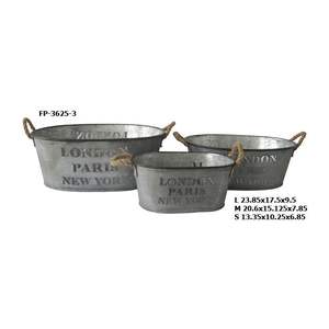 Jardinières en métal galvanisé, faites à la main, écologiques, personnalisées, pour l'intérieur et l'extérieur, en promotion - Product Image 2